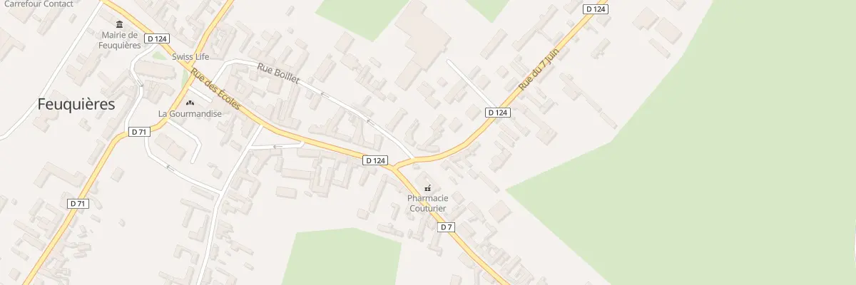 Plan du 2 Rue du Sept Juin à Feuquières