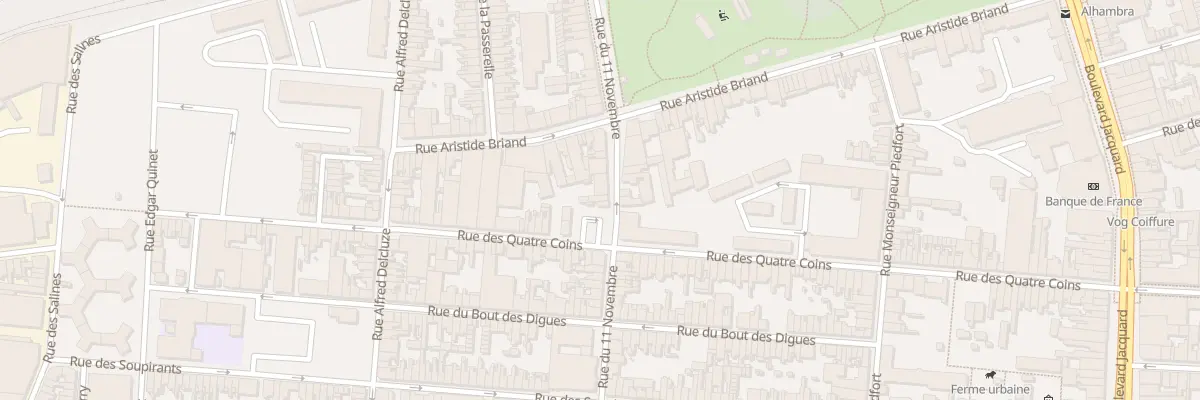 Plan du 63 Rue du Onze Novembre à Calais