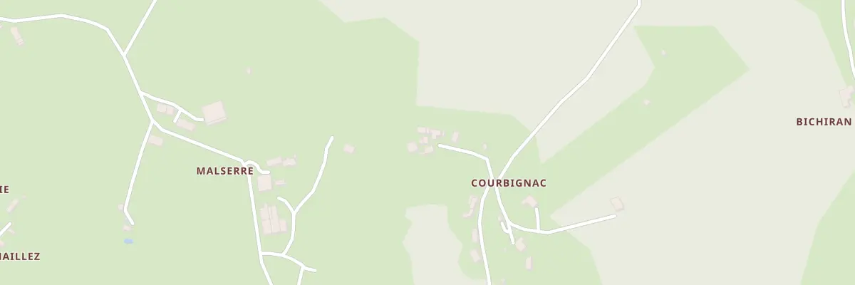 Plan du 5310 Courbignac à Altillac