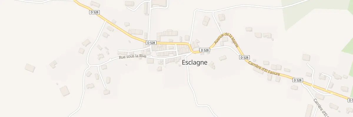 Plan du 3 Rue de la Fontaine à Esclagne