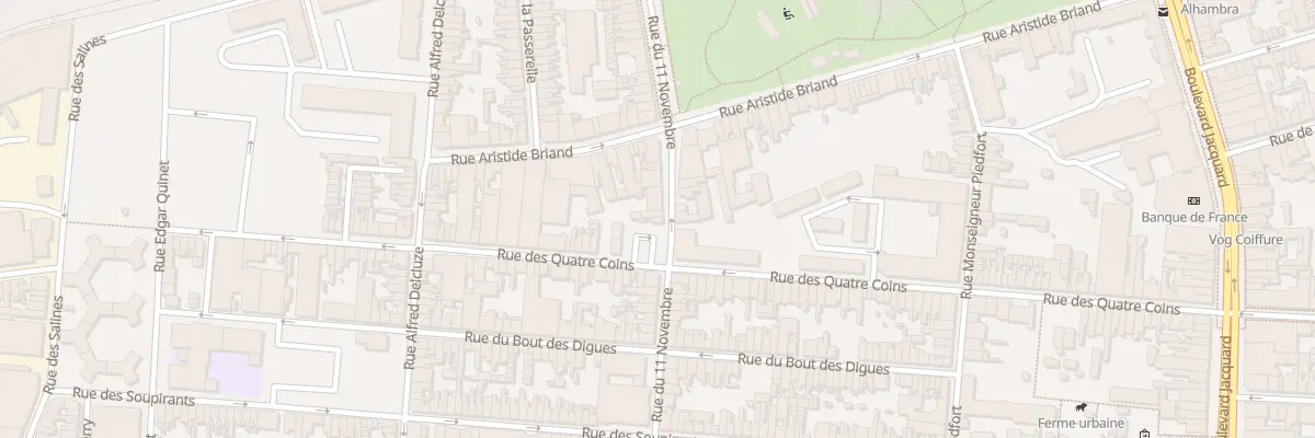 Plan du 61 Rue du Onze Novembre à Calais