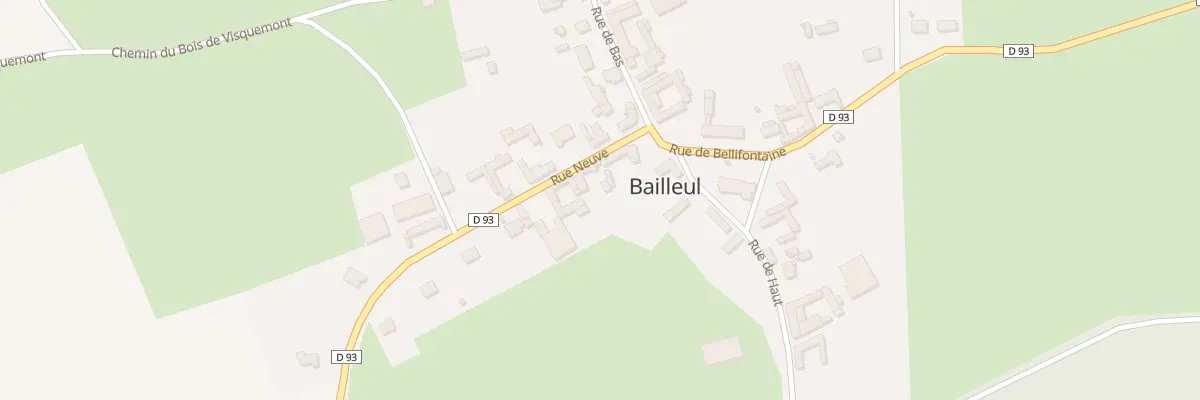 Plan du 3 Rue Neuve à Bailleul