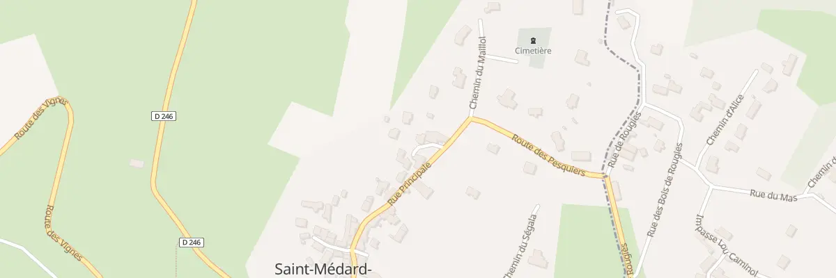Plan du 49 Rue de la Source à Saint-Médard-de-Presque