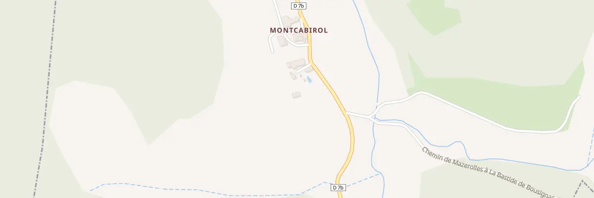 Plan du 176 Hameau de Montcabirol à La Bastide-de-Bousignac