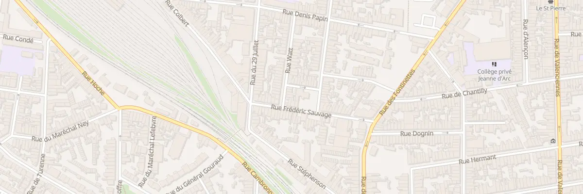 Plan du 35 Rue Watt à Calais