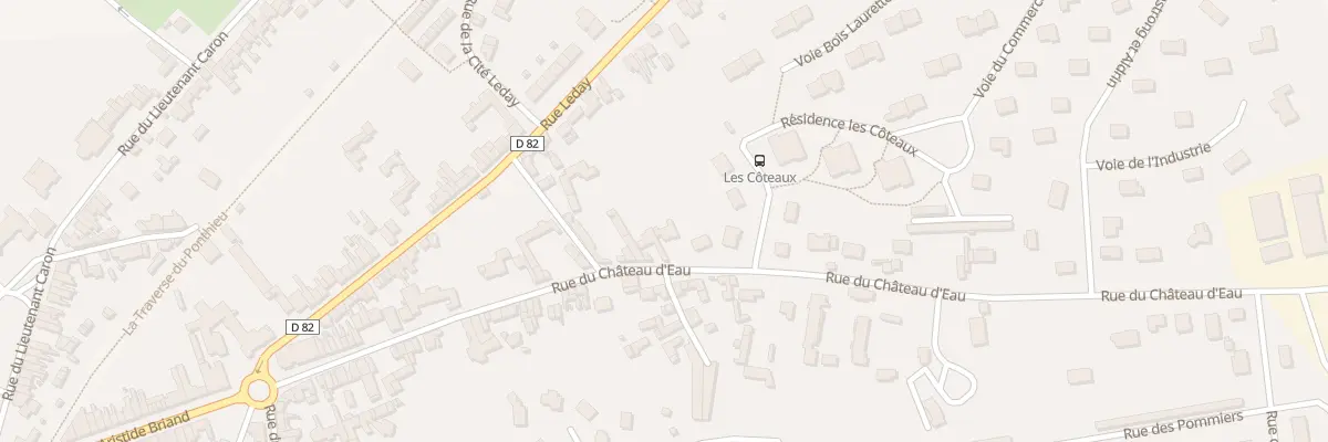 Plan du 51 Rue du Château d’Eau à Abbeville