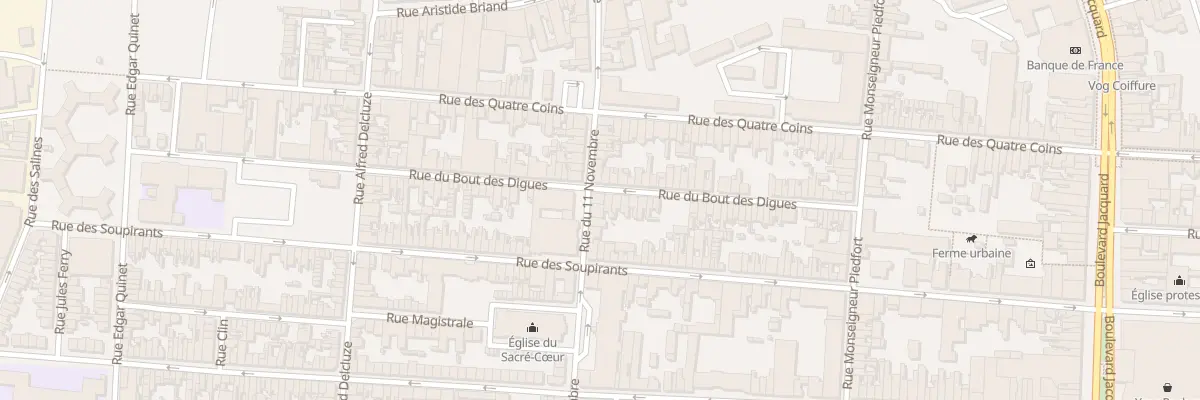 Plan du 65 Rue du Bout des Digues à Calais