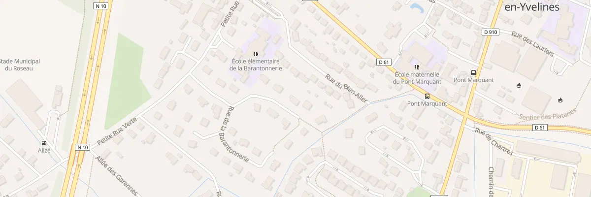Plan du 11 Rue de la Barantonnerie au Perray-en-Yvelines