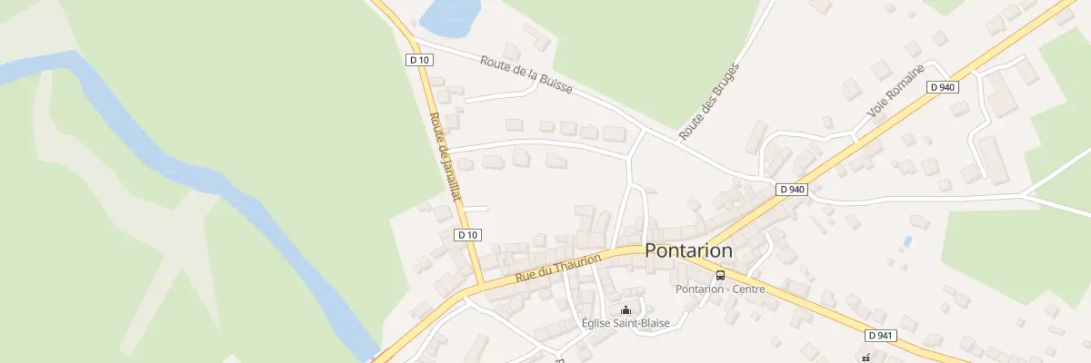 Plan du 8 All des Lauriers à Pontarion