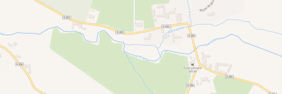 Plan de La Place à Bournonville