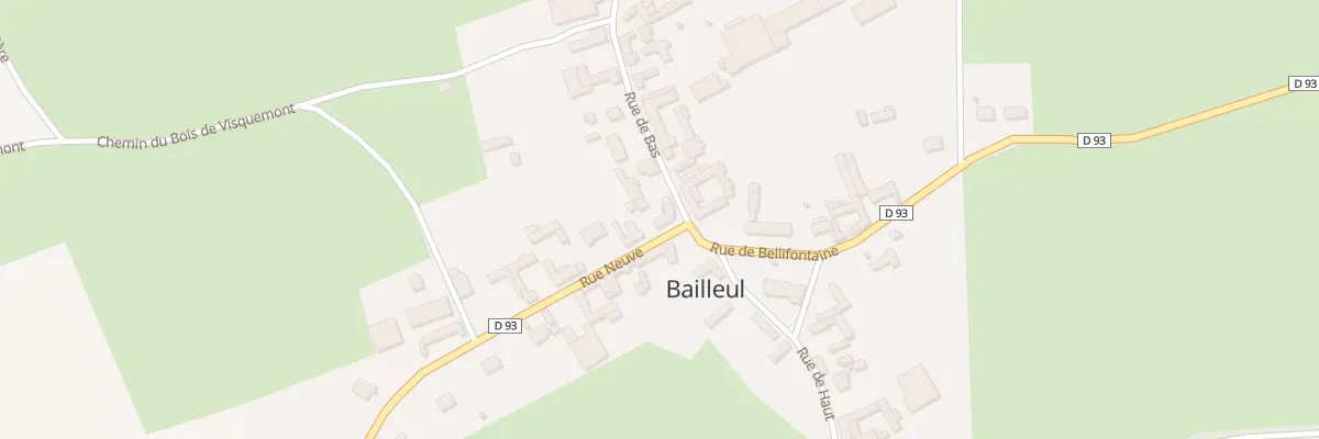 Plan du 2 Rue Neuve à Bailleul