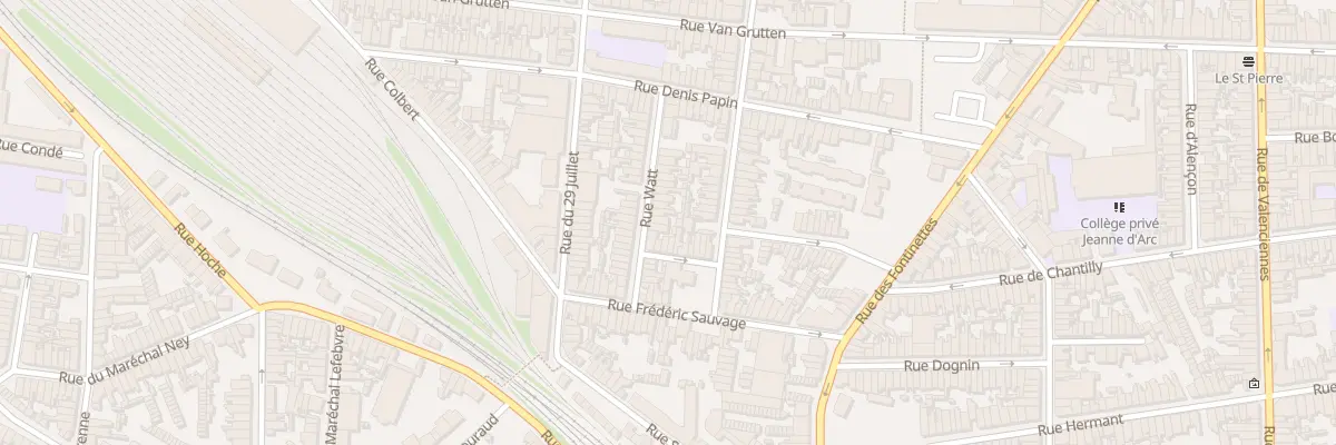Plan du 23 Rue Watt à Calais