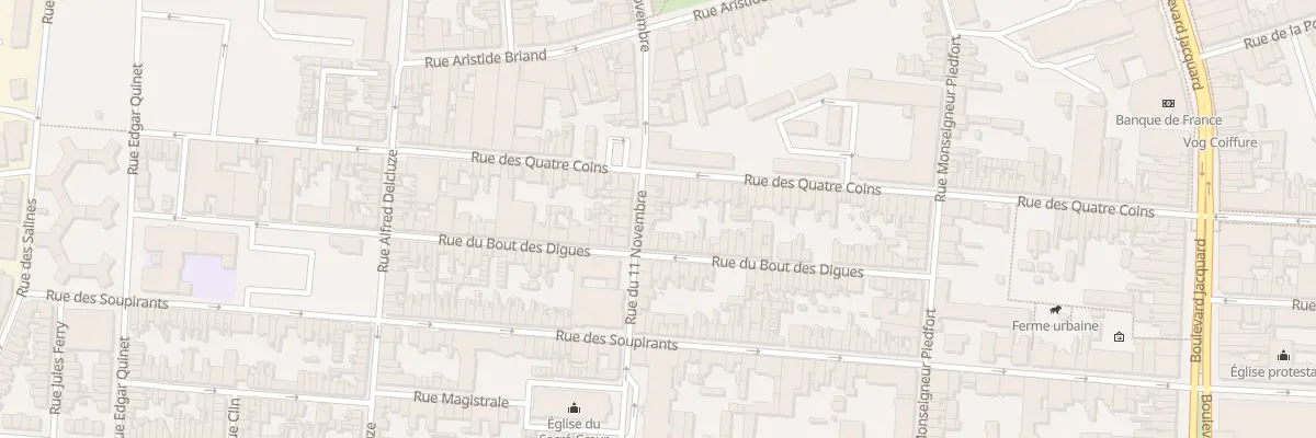 Plan du 40 Rue du Onze Novembre à Calais