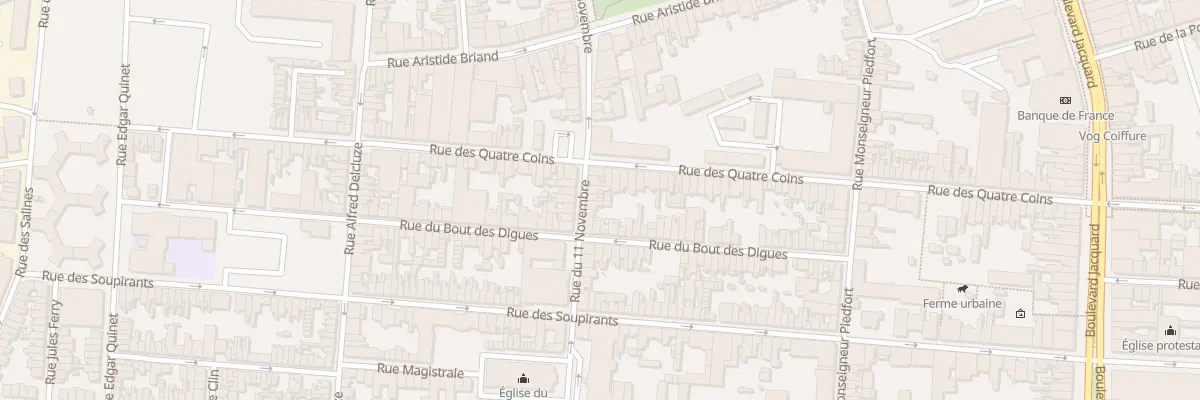 Plan du 42 Rue du Onze Novembre à Calais