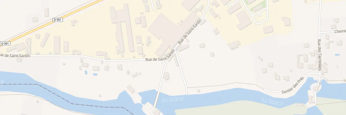 Plan du 7 Rue de Saint Santin à Saint-Pryvé-Saint-Mesmin