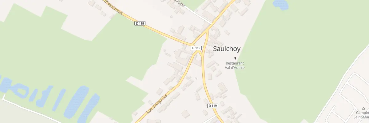 Plan du 10 Rue d’Argoules à Saulchoy