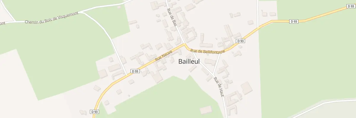 Plan du 1 Rue Neuve à Bailleul