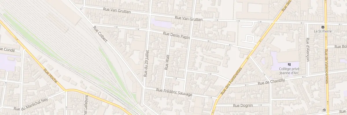 Plan du 11 Rue Watt à Calais