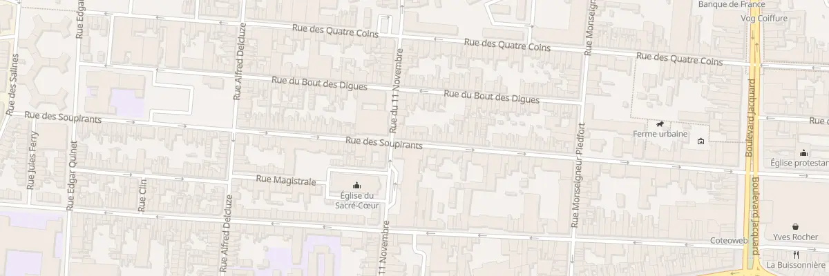 Plan du 94 Rue des Soupirants à Calais