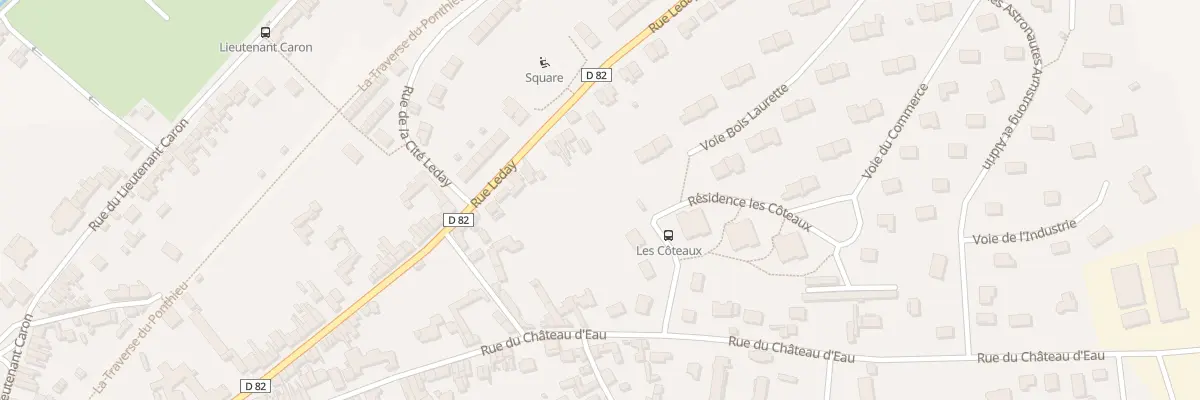 Plan du 64 Rue Leday à Abbeville