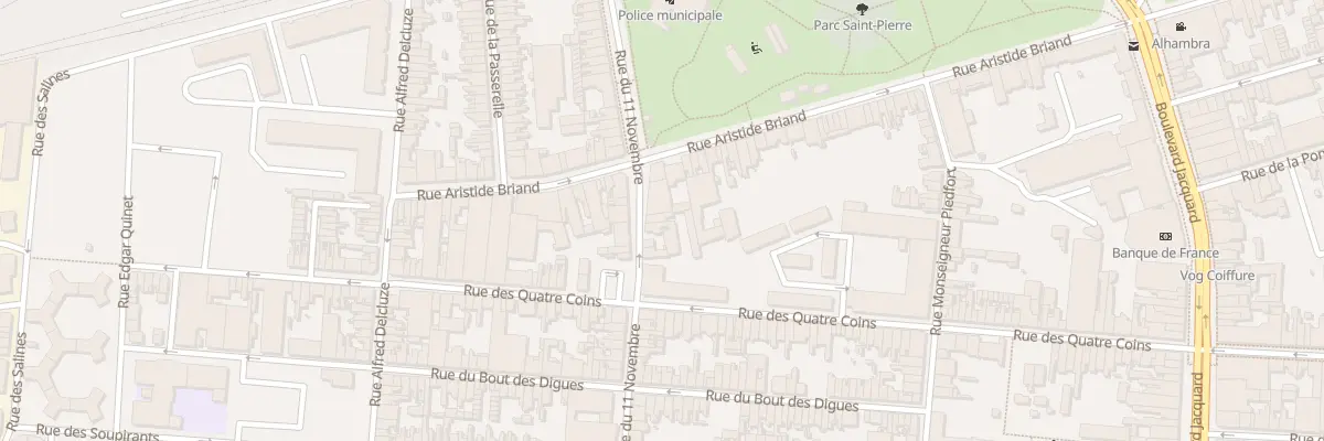 Plan du 58 Rue du Onze Novembre à Calais