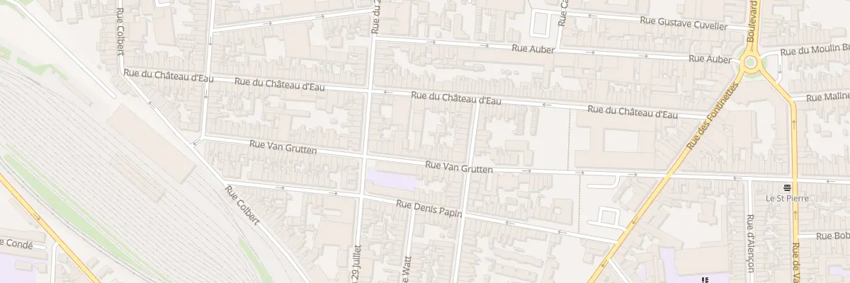 Plan du 60 Rue Van Grutten à Calais
