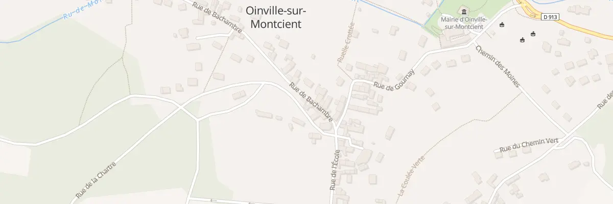 Plan du 11 Rue de Bachambre à Oinville-sur-Montcient