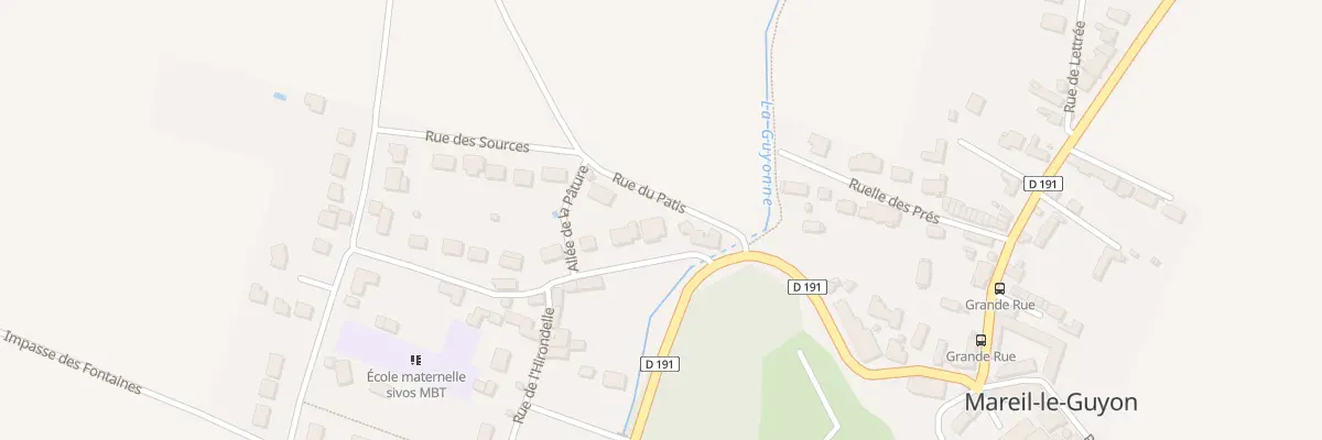 Plan du 10 Rue du Bout de l’Eau à Mareil-le-Guyon