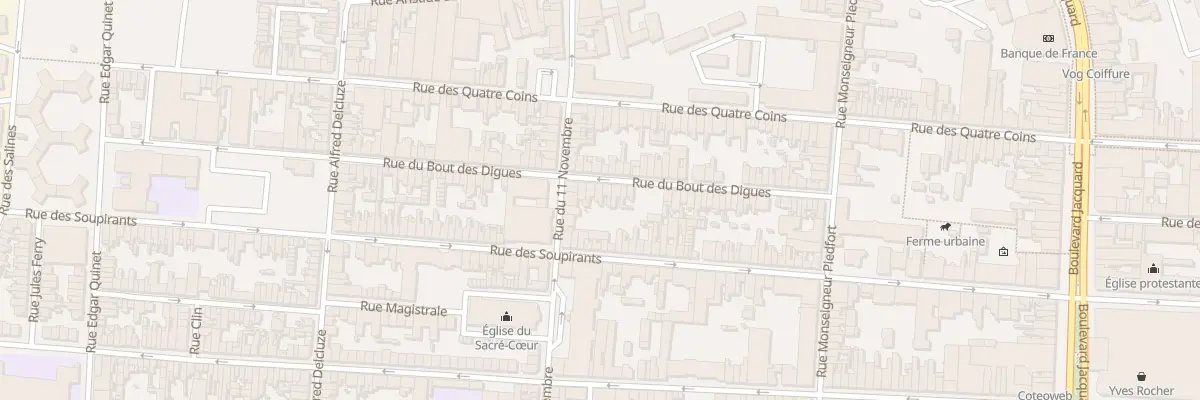 Plan du 59 Rue du Bout des Digues à Calais