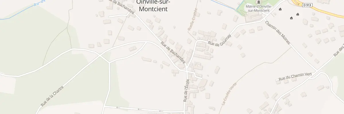 Plan du 9 Rue de Bachambre à Oinville-sur-Montcient
