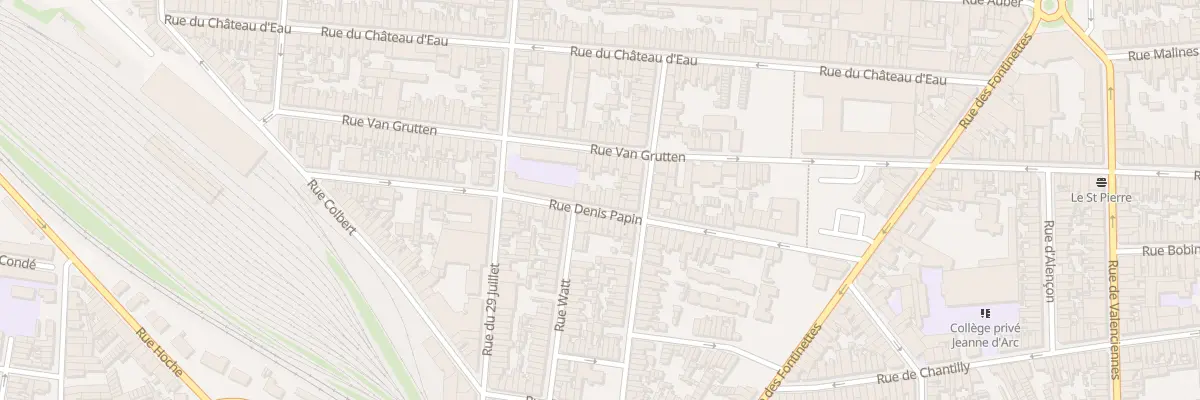 Plan du 48 Rue Denis Papin à Calais