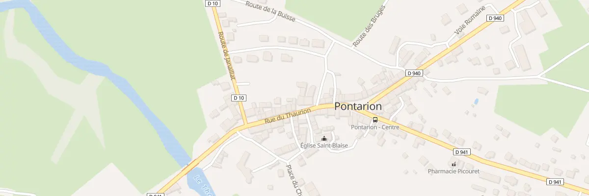 Plan du 23 Rue du Thaurion à Pontarion