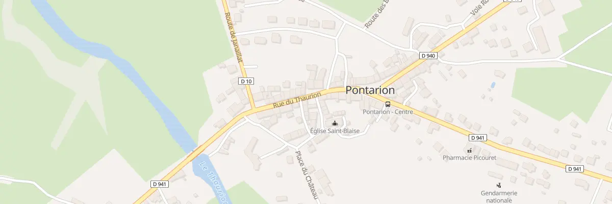 Plan du 8 Rue du Thaurion à Pontarion