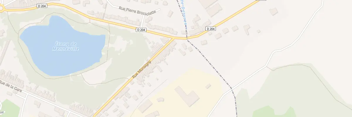 Plan du 54 Rue Monsigny à Desvres