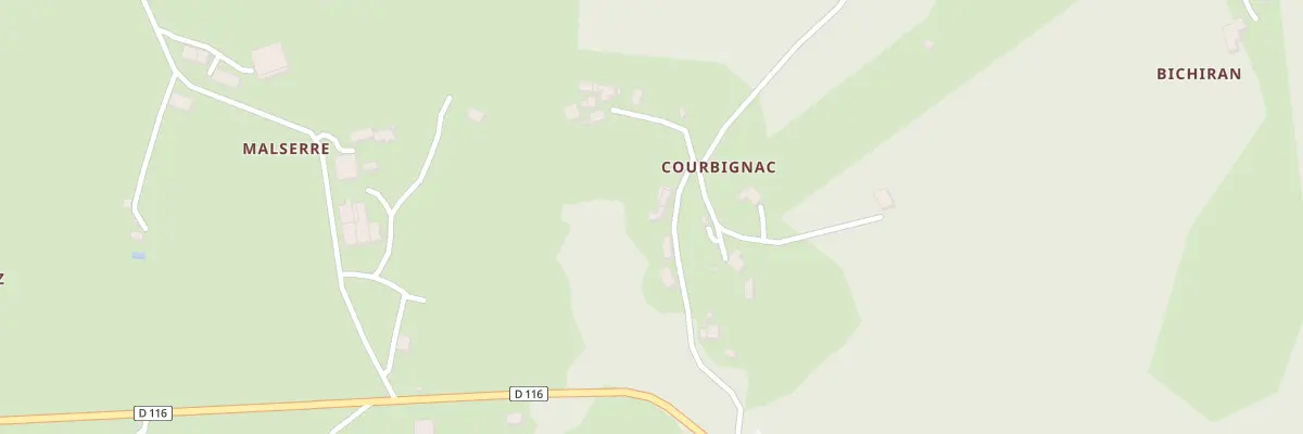 Plan du 5316 Courbignac à Altillac