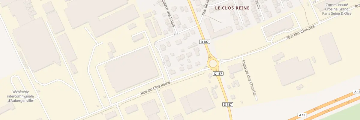 Plan du 5T Rue des Priers à Aubergenville