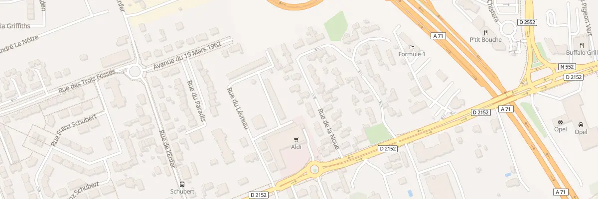 Plan du 13 Rue de la Noue à La Chapelle-Saint-Mesmin