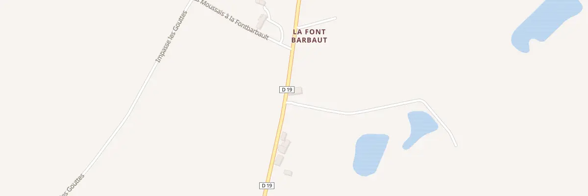 Plan du 5252 La Fontbarbaut à Saint-Denis-de-Jouhet