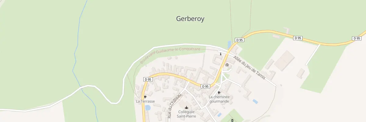 Plan du 8 Rue du Logis du Roy à Gerberoy