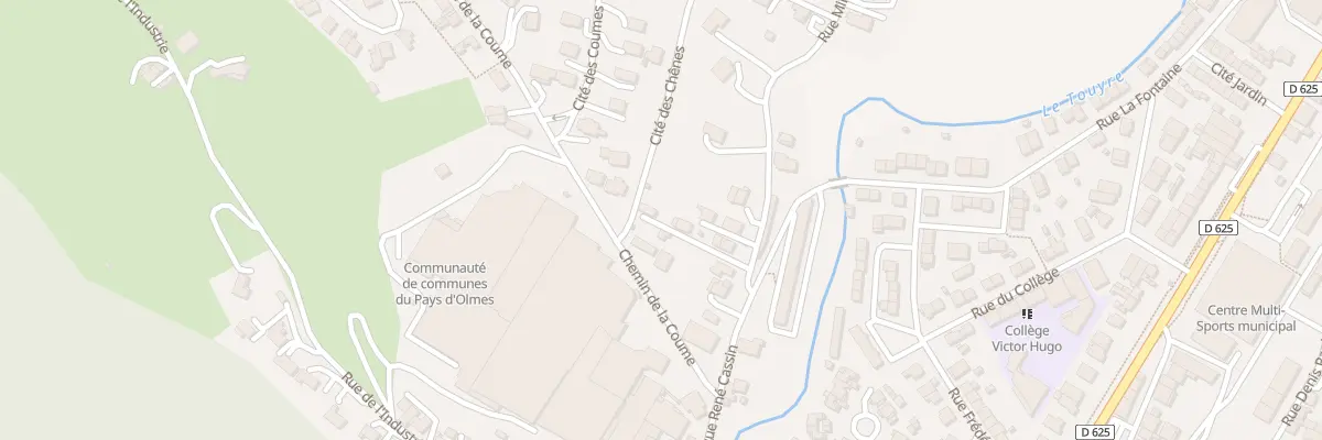Plan du 25B Rue Mirabeau à Lavelanet