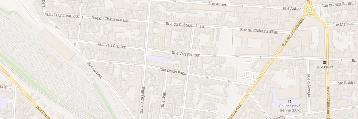 Plan du 37 Rue Van Grutten à Calais