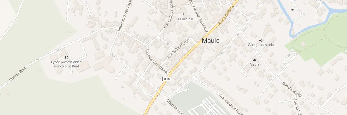 Plan du 7 Rue Saint Martin à Maule