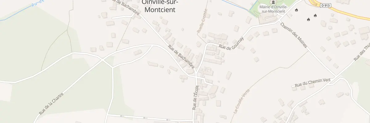 Plan du 7 Rue de Bachambre à Oinville-sur-Montcient