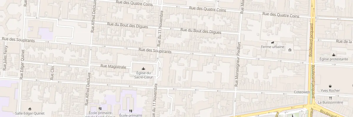 Plan du 61 Rue des Soupirants à Calais