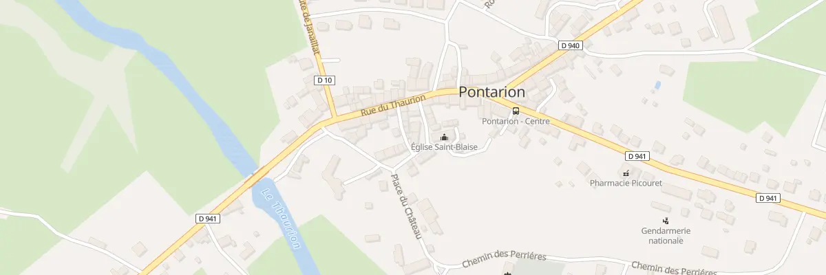 Plan du 11 Pl de l’Eglise à Pontarion