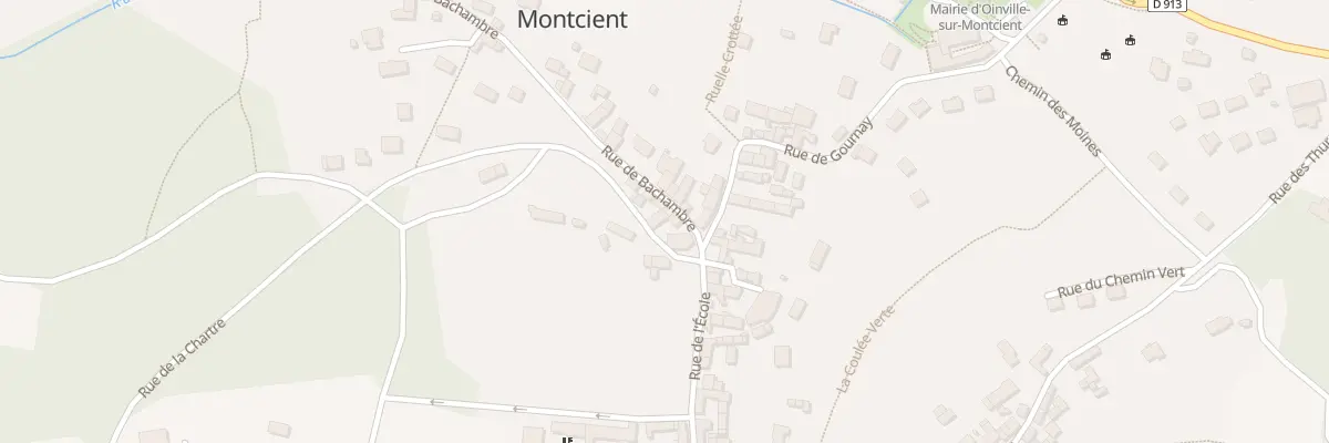 Plan du 3 Rue de Bachambre à Oinville-sur-Montcient