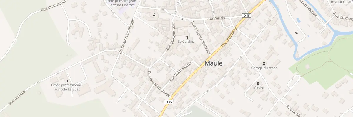 Plan du 10 Rue Quincampoix à Maule