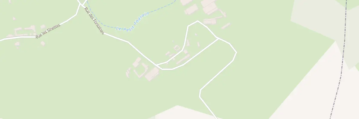 Plan du 14 Rue des Fontaines à Omécourt