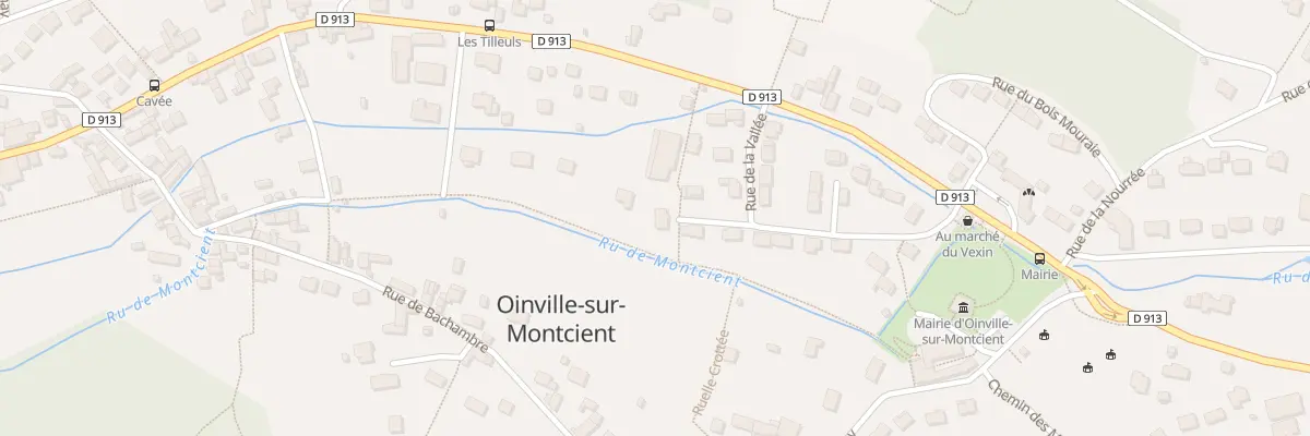Plan du 19 Rue de la Vallée à Oinville-sur-Montcient