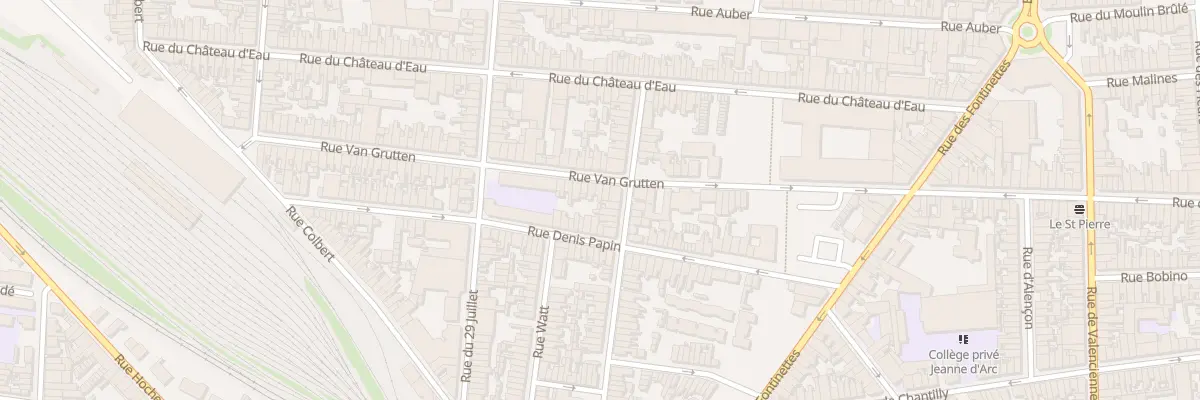 Plan du 35 Rue Van Grutten à Calais